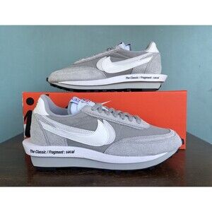 Nike x Fragment x Sacai LDV Waffle Light Smoke Grey Men's Size 10.5 DH2684-001